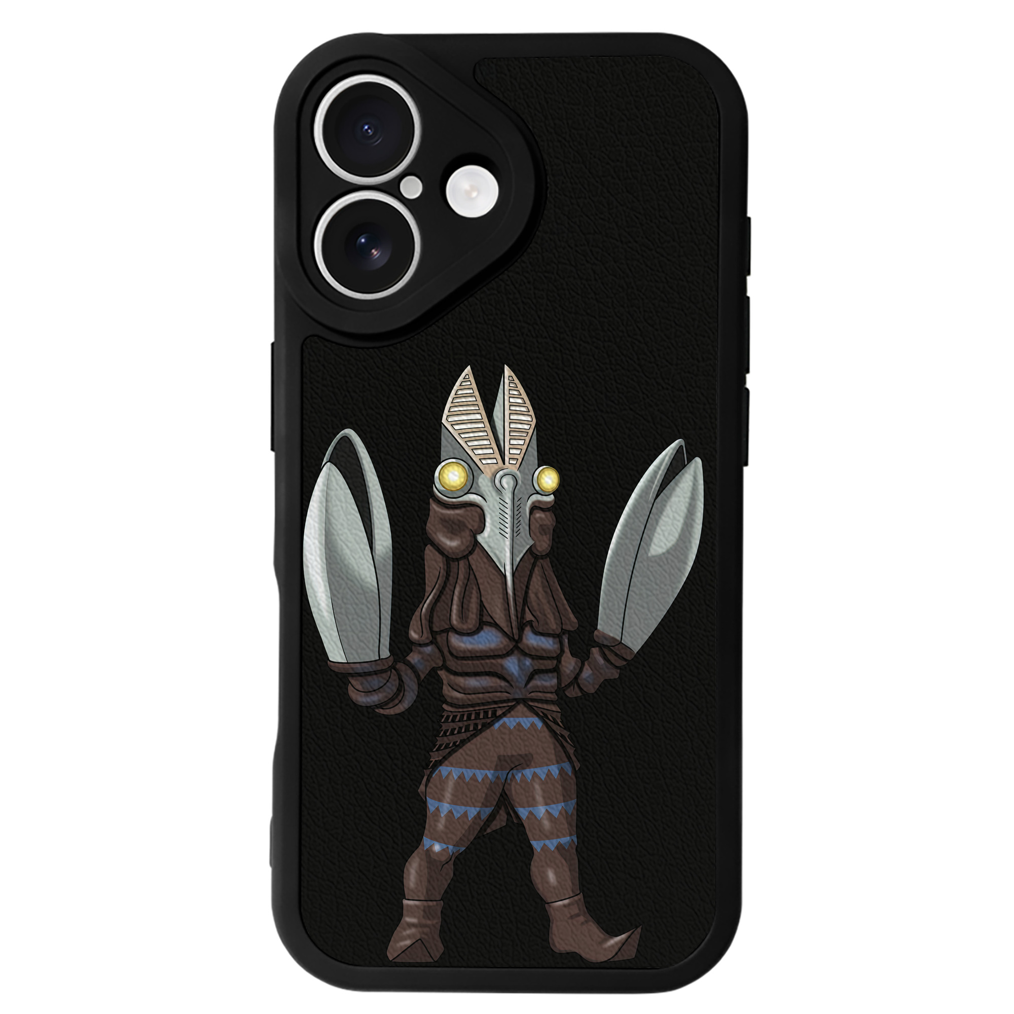 （画像用） ウルトラマン Ultraman 【iPhone 16シリーズ対応】シリコンスマホケース（レザー調） 材質：シリコン